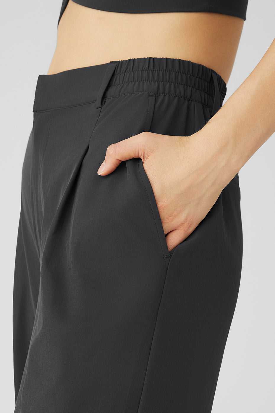 Alo Yoga USA High-Waist Pursuit Anthracite | 8462159-RD