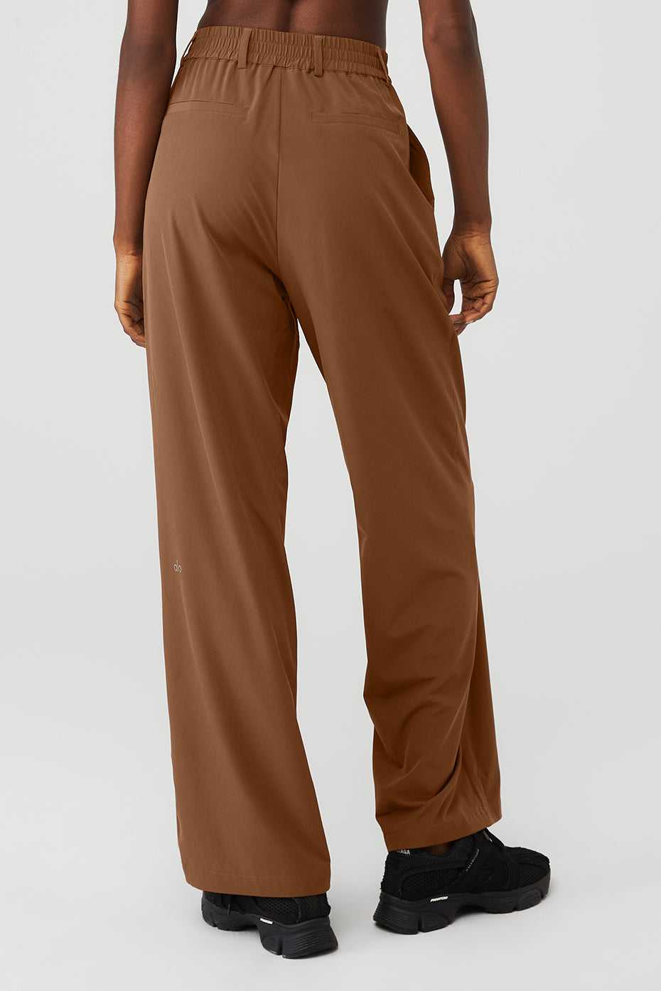 Alo Yoga USA High-Waist Pursuit Cinnamon Brown | 3087496-UF