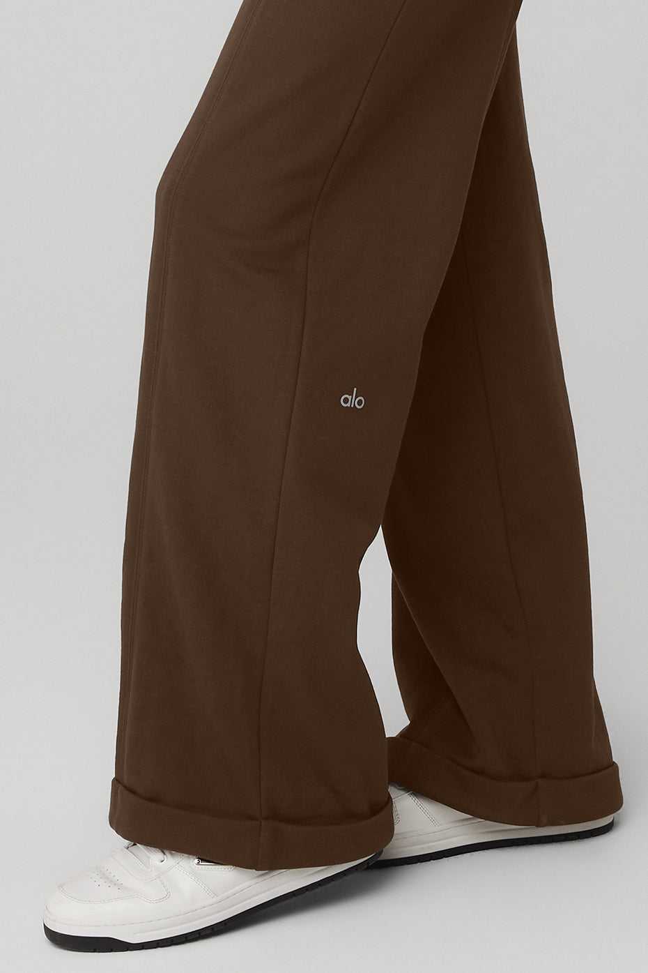 Alo Yoga USA High-Waist Wide Leg Espresso | 8917342-KL