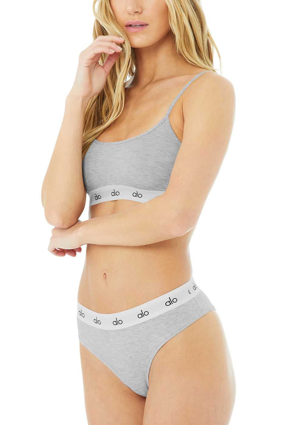 Alo Yoga USA Icon Cheeky Dove Grey | 6430512-LK