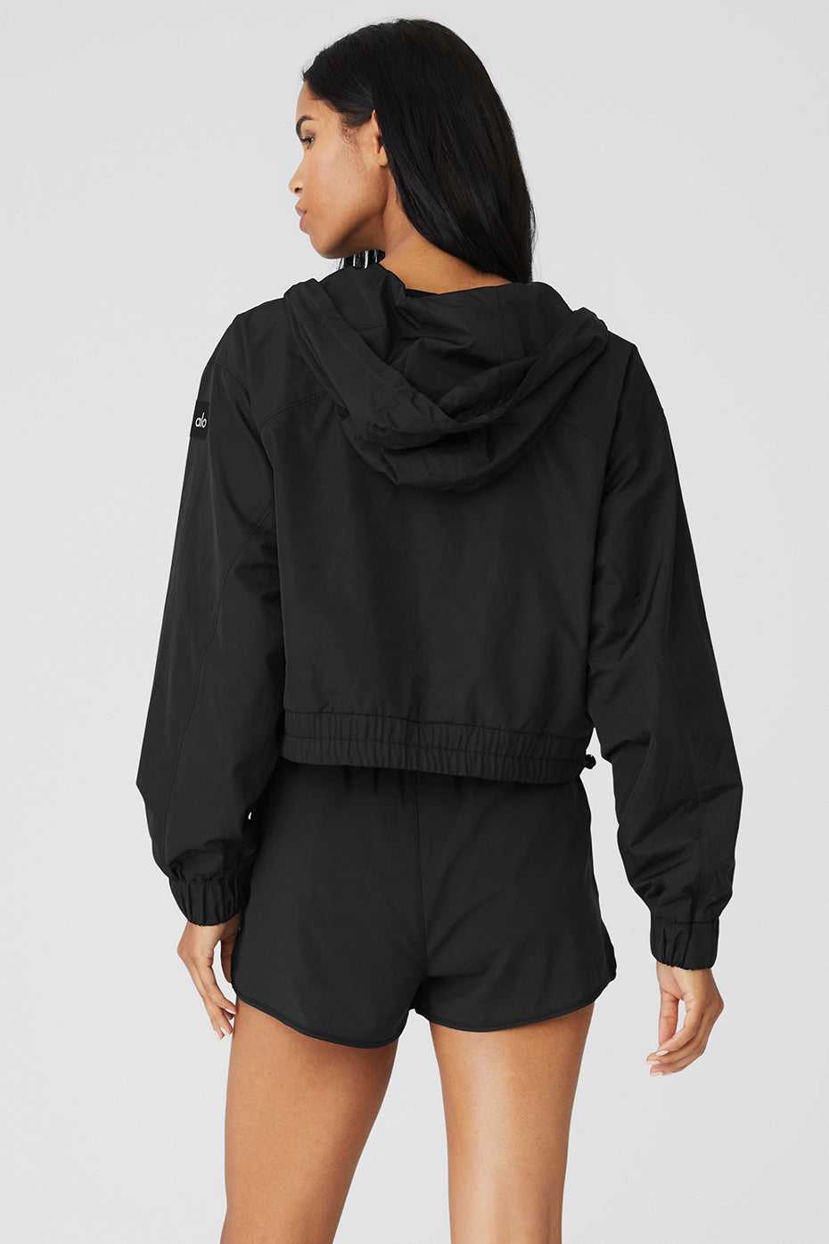 Alo Yoga USA International Anorak Black | 5746812-FT