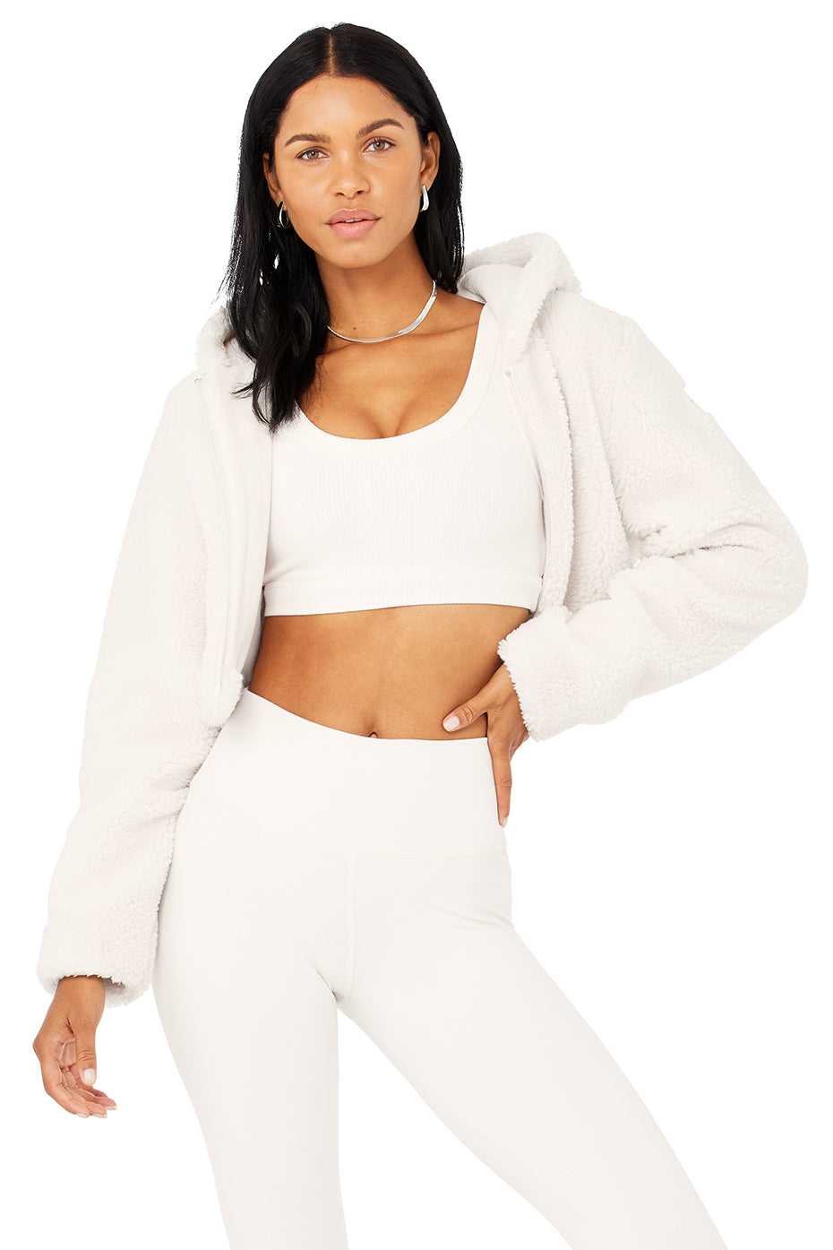 Alo Yoga USA LA Sherpa Ivory | 2581739-MZ