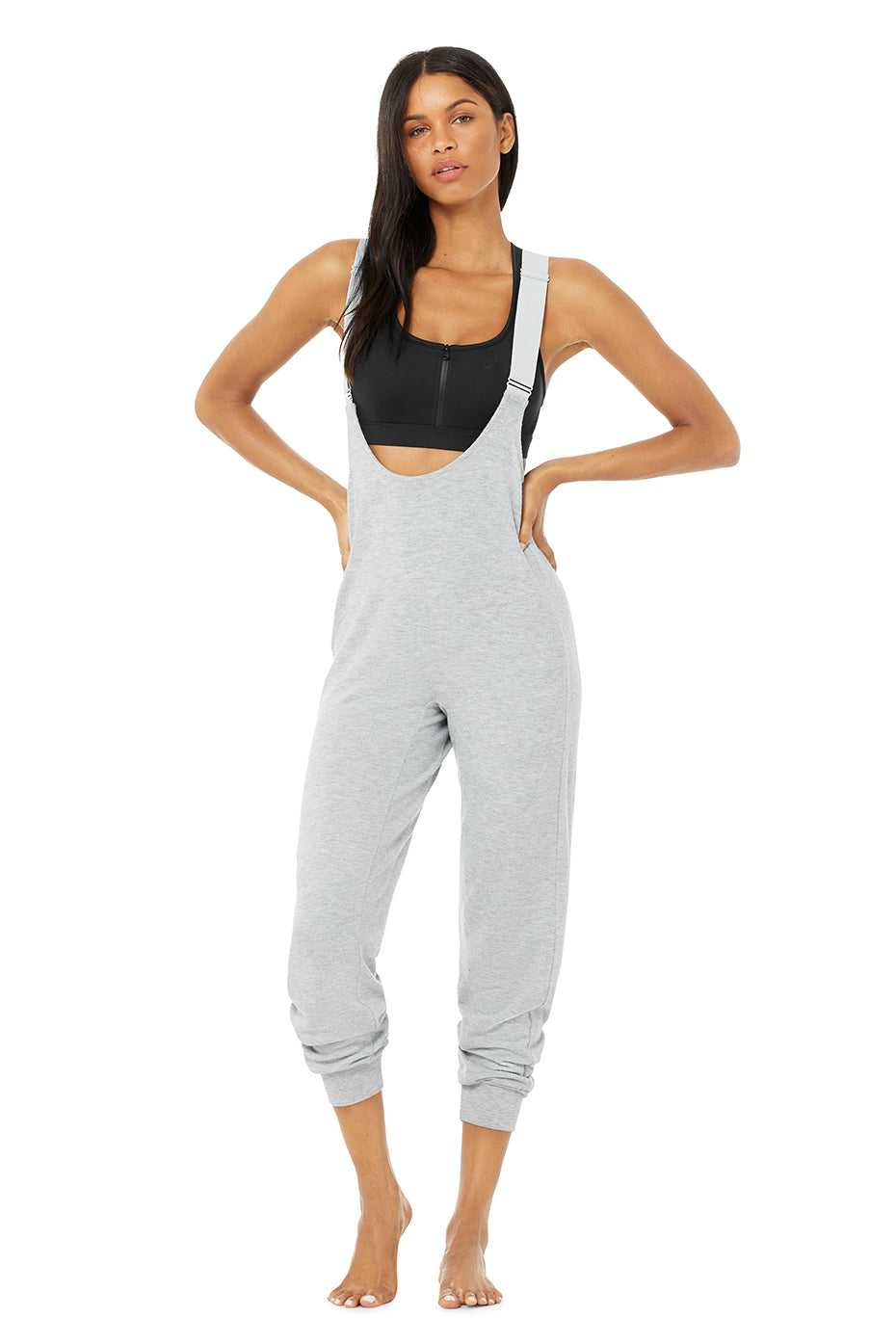 Alo Yoga USA Layback Jumpsuit Athletic Grey | 6572083-TV