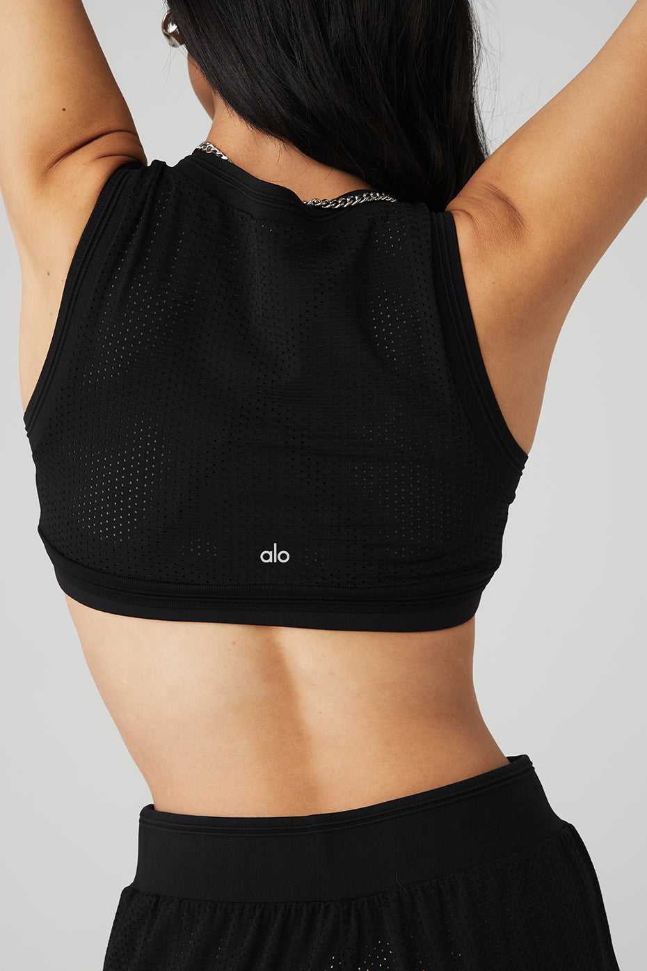 Alo Yoga USA Mesh All-Star Black | 6032459-IT