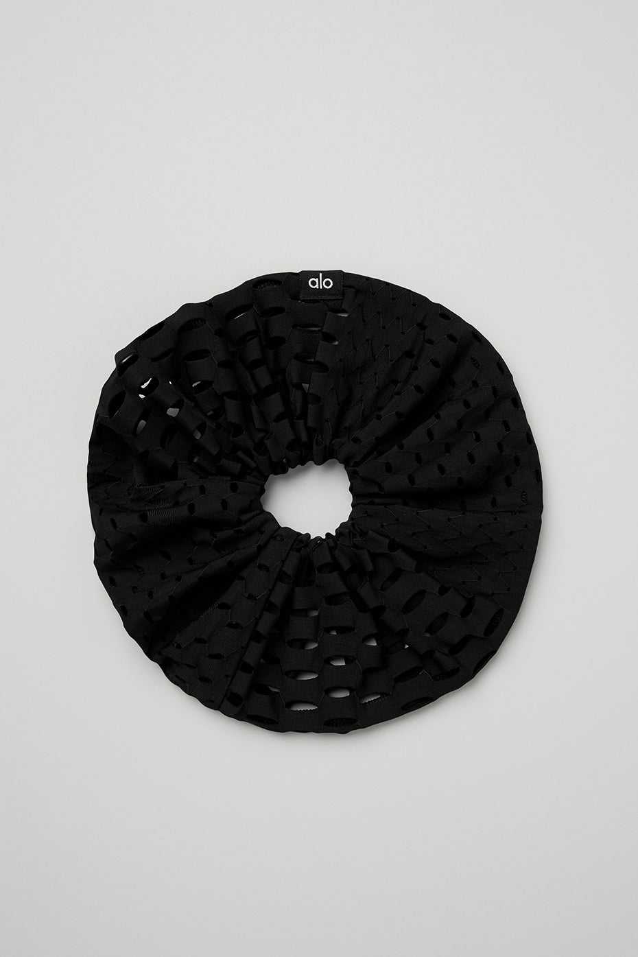 Alo Yoga USA Mesh Haute Summer Scrunchie Black | 9150248-QS