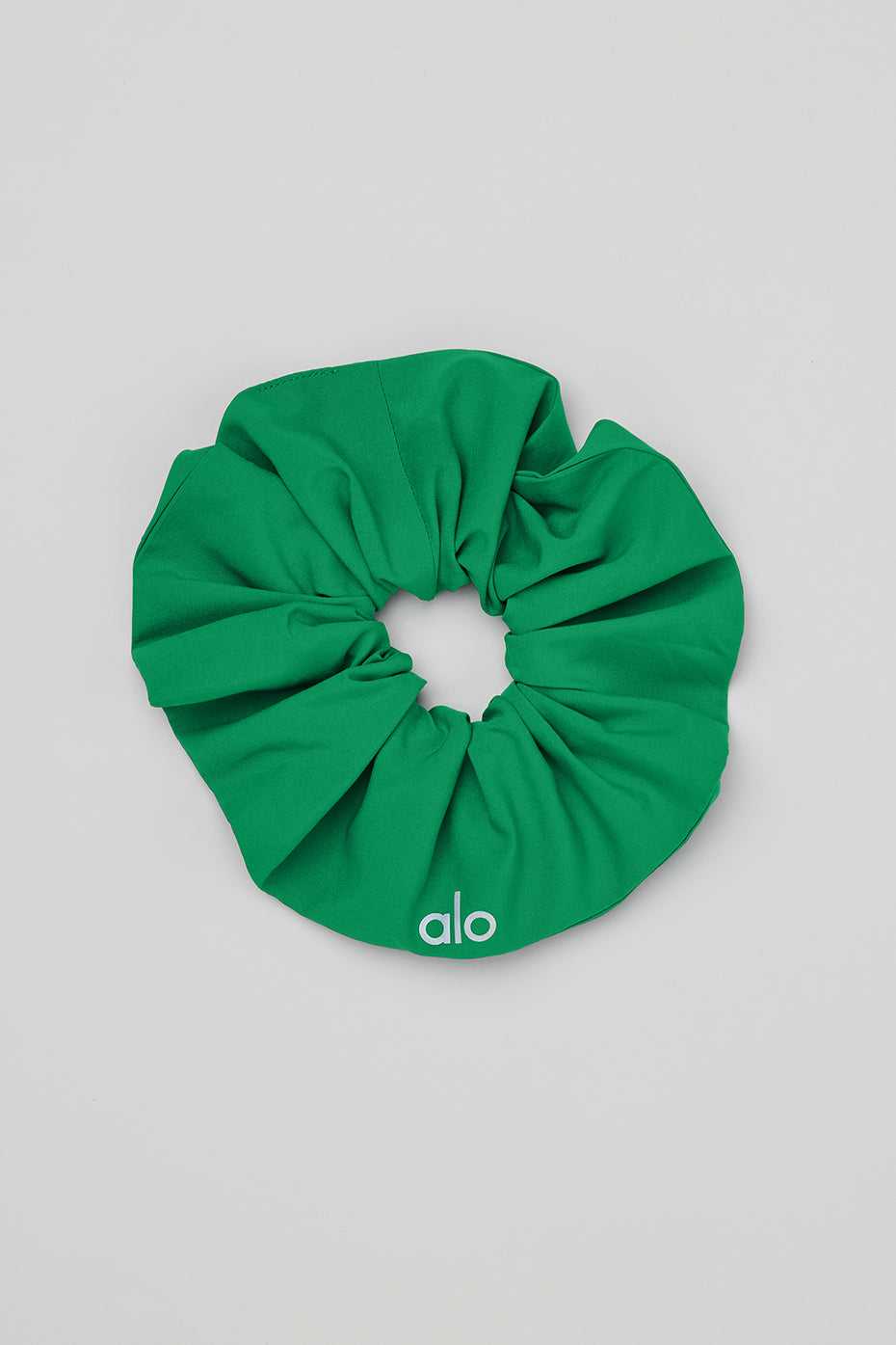 Alo Yoga USA Oversized Scrunchie Green Emerald | 4623581-KJ