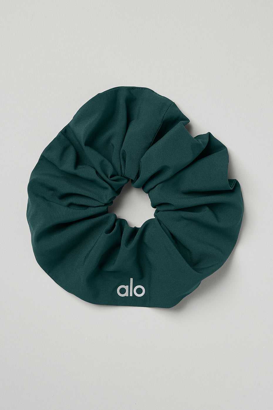 Alo Yoga USA Oversized Scrunchie Midnight Green | 1257098-XR