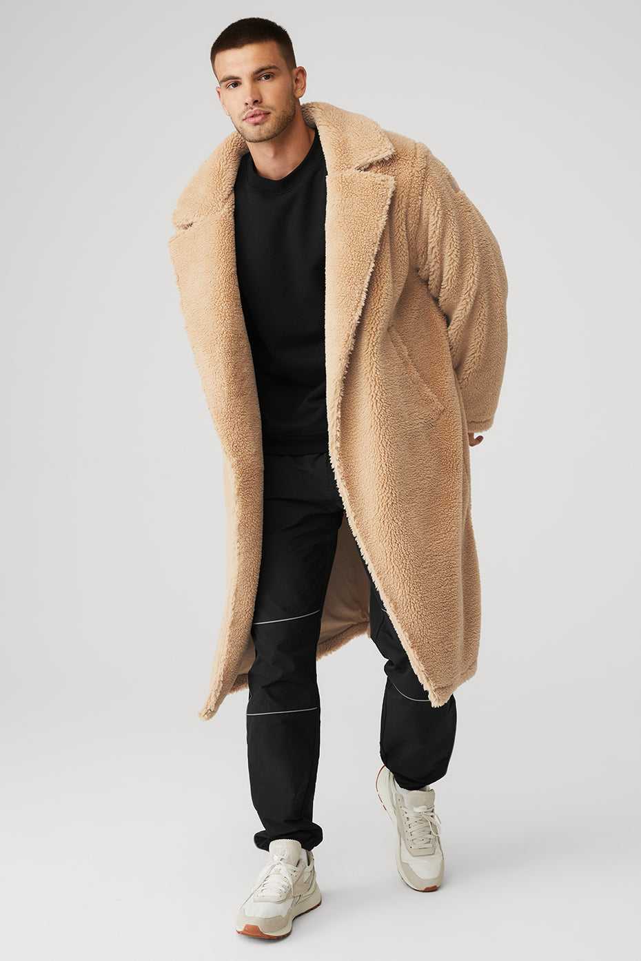 Alo Yoga USA Oversized Sherpa Trench Camel | 7935416-IU