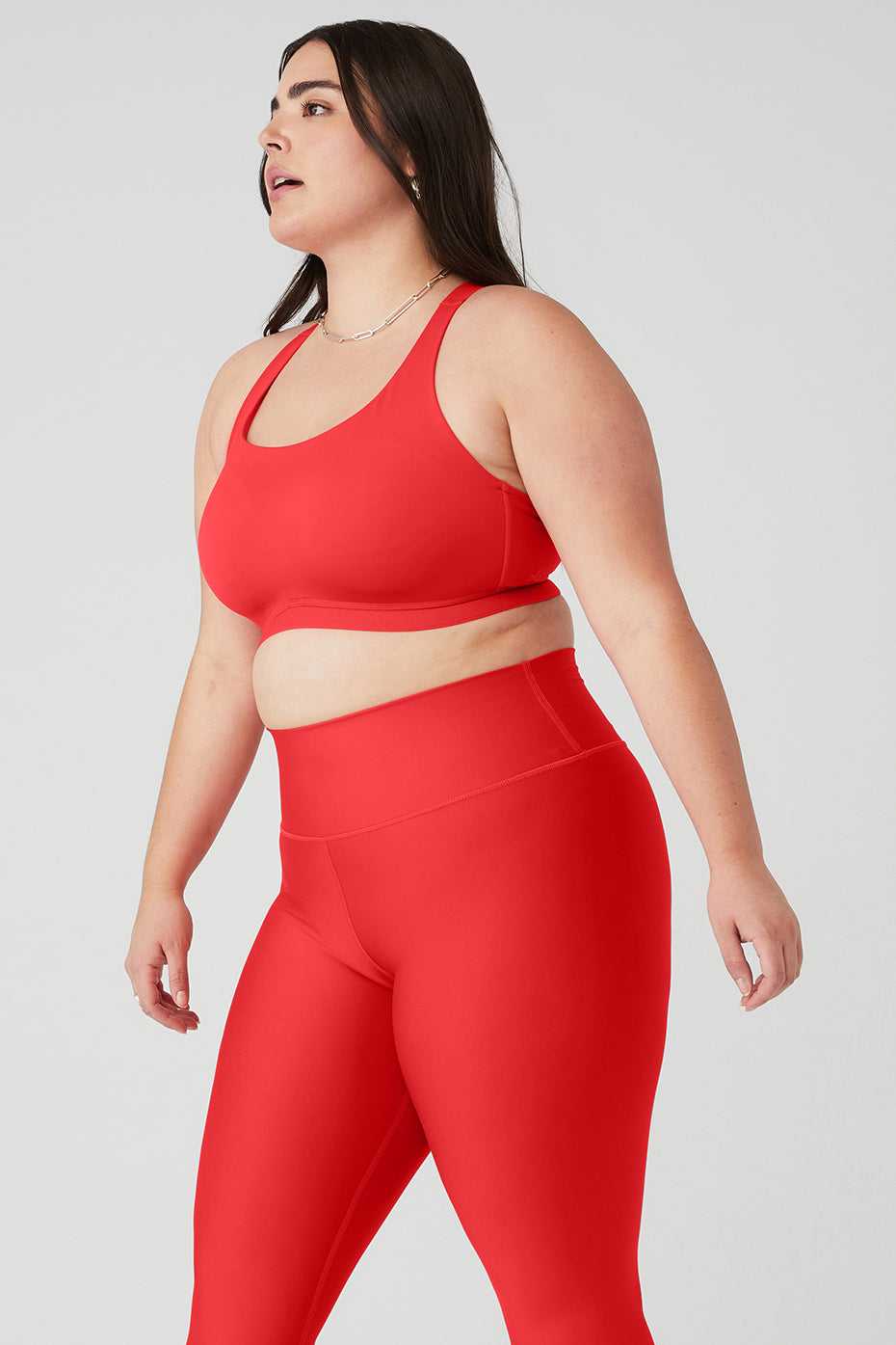 Alo Yoga USA Power Play High Impact Red Hot Summer | 9032547-LR