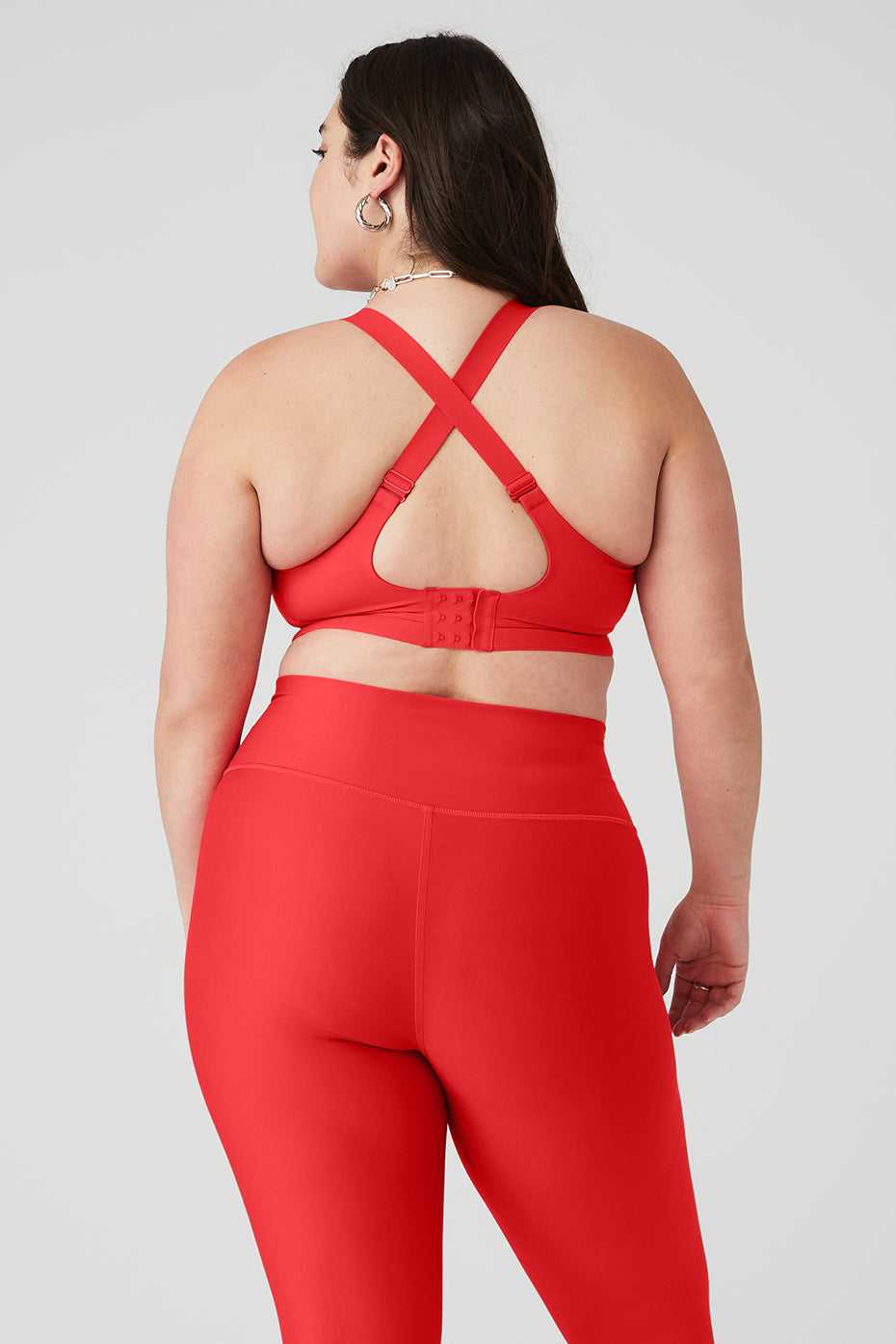 Alo Yoga USA Power Play High Impact Red Hot Summer | 9032547-LR