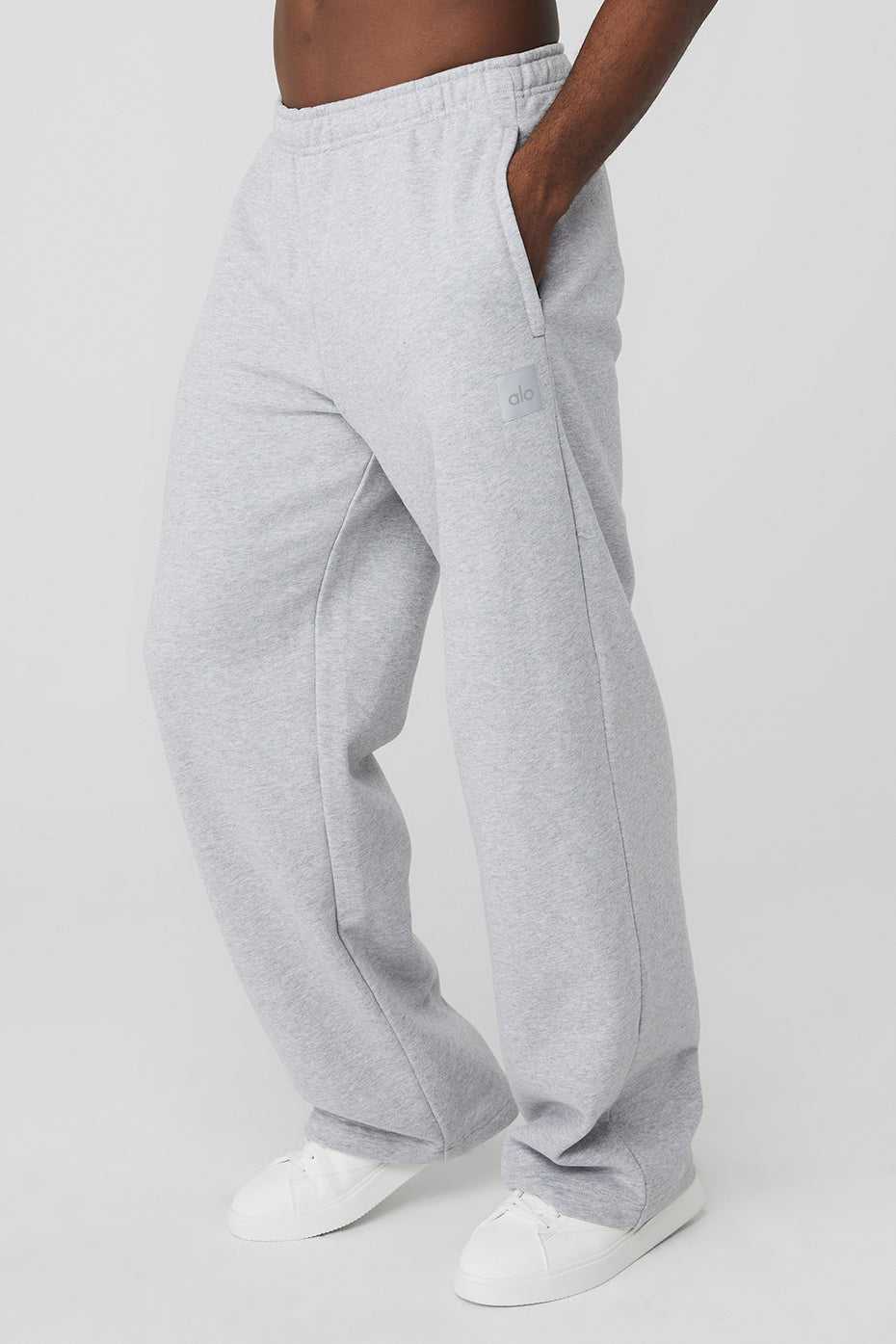 Alo Yoga USA Renown Heavy Weight Athletic Grey | 7985230-LS