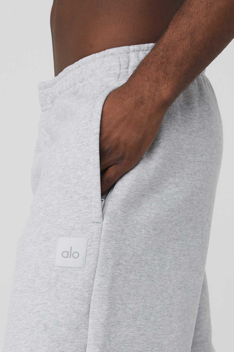 Alo Yoga USA Renown Heavy Weight Athletic Grey | 7985230-LS