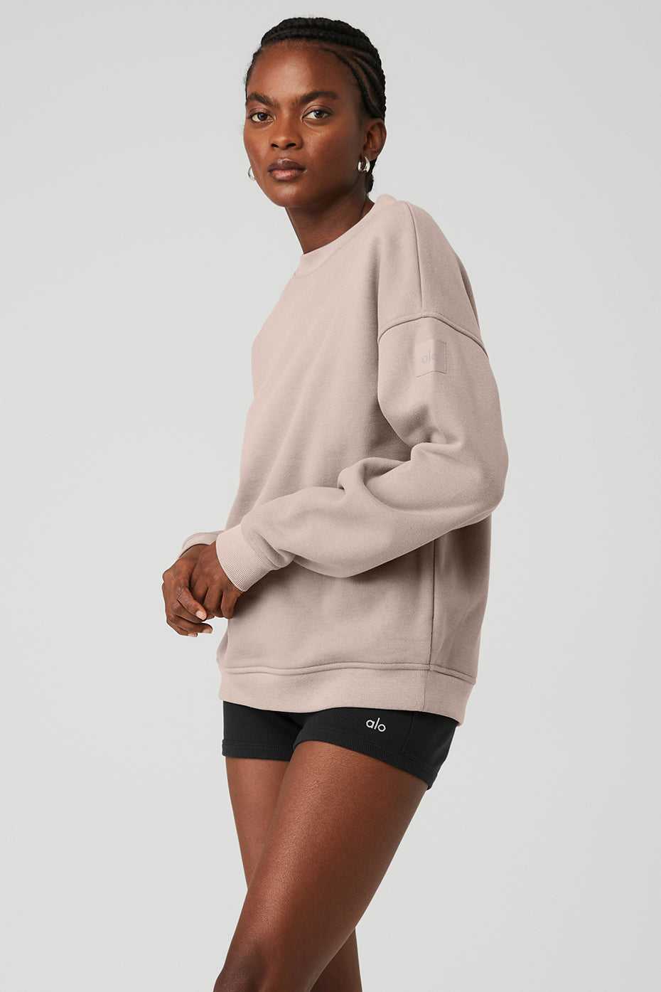 Alo Yoga USA Renown Heavy Weight Crew Neck Pullover Taupe | 3249671-VM