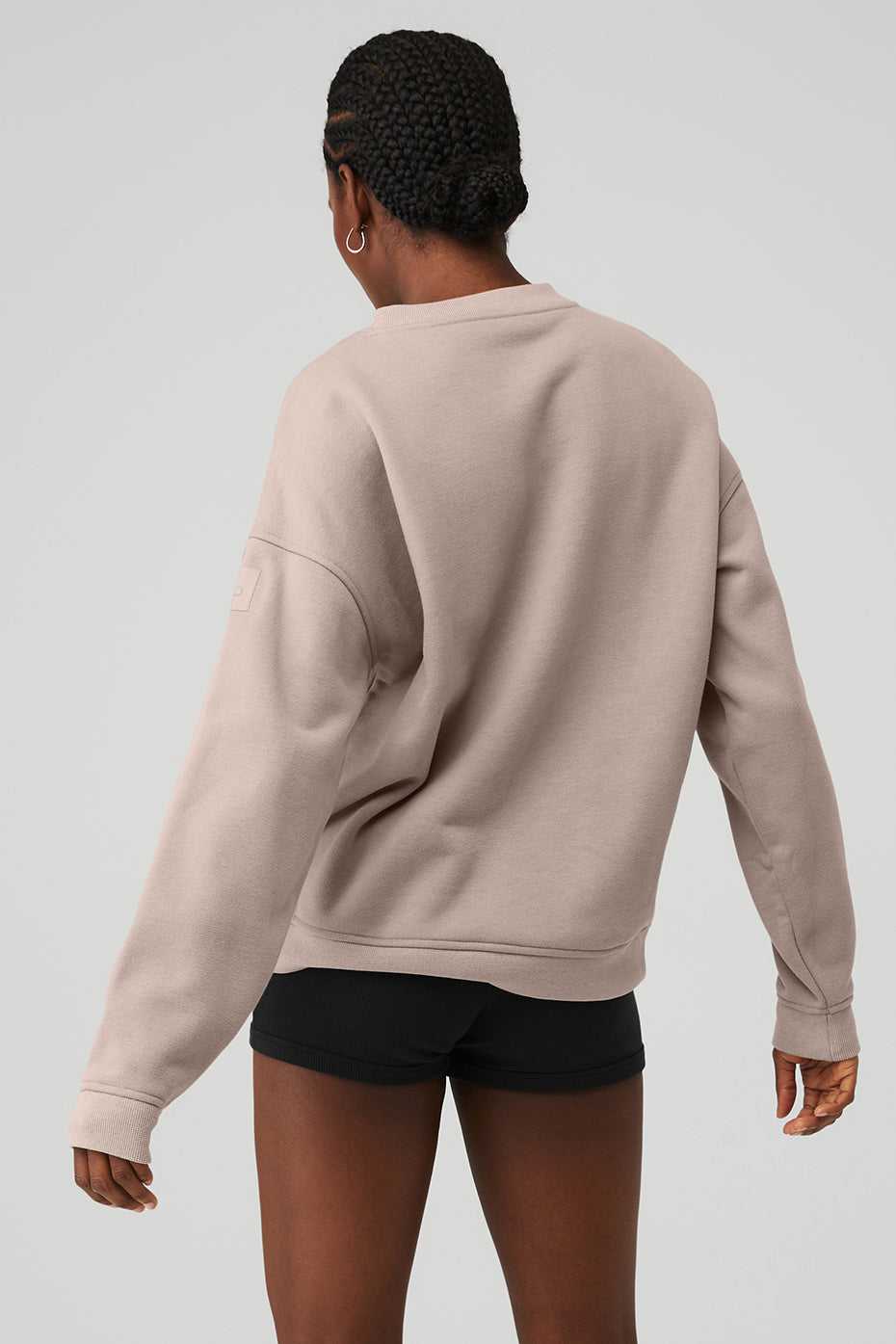 Alo Yoga USA Renown Heavy Weight Crew Neck Pullover Taupe | 3249671-VM