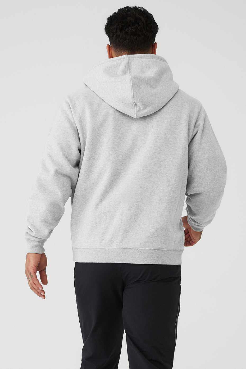 Alo Yoga USA Renown Heavy Weight Full Zip Athletic Grey | 7806251-QB