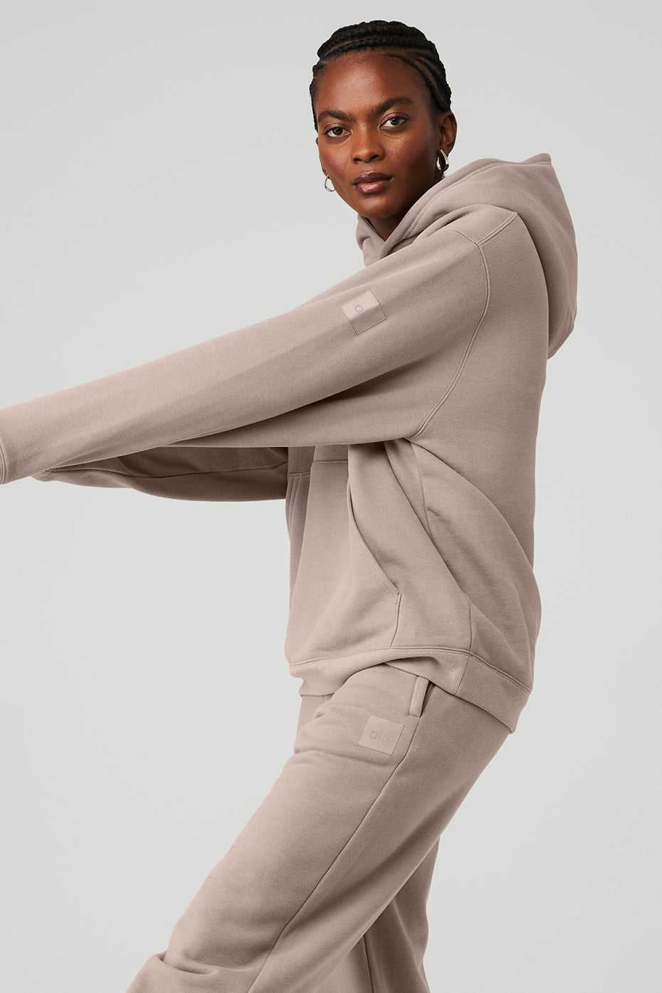 Alo Yoga USA Renown Heavy Weight Taupe | 1369047-KC