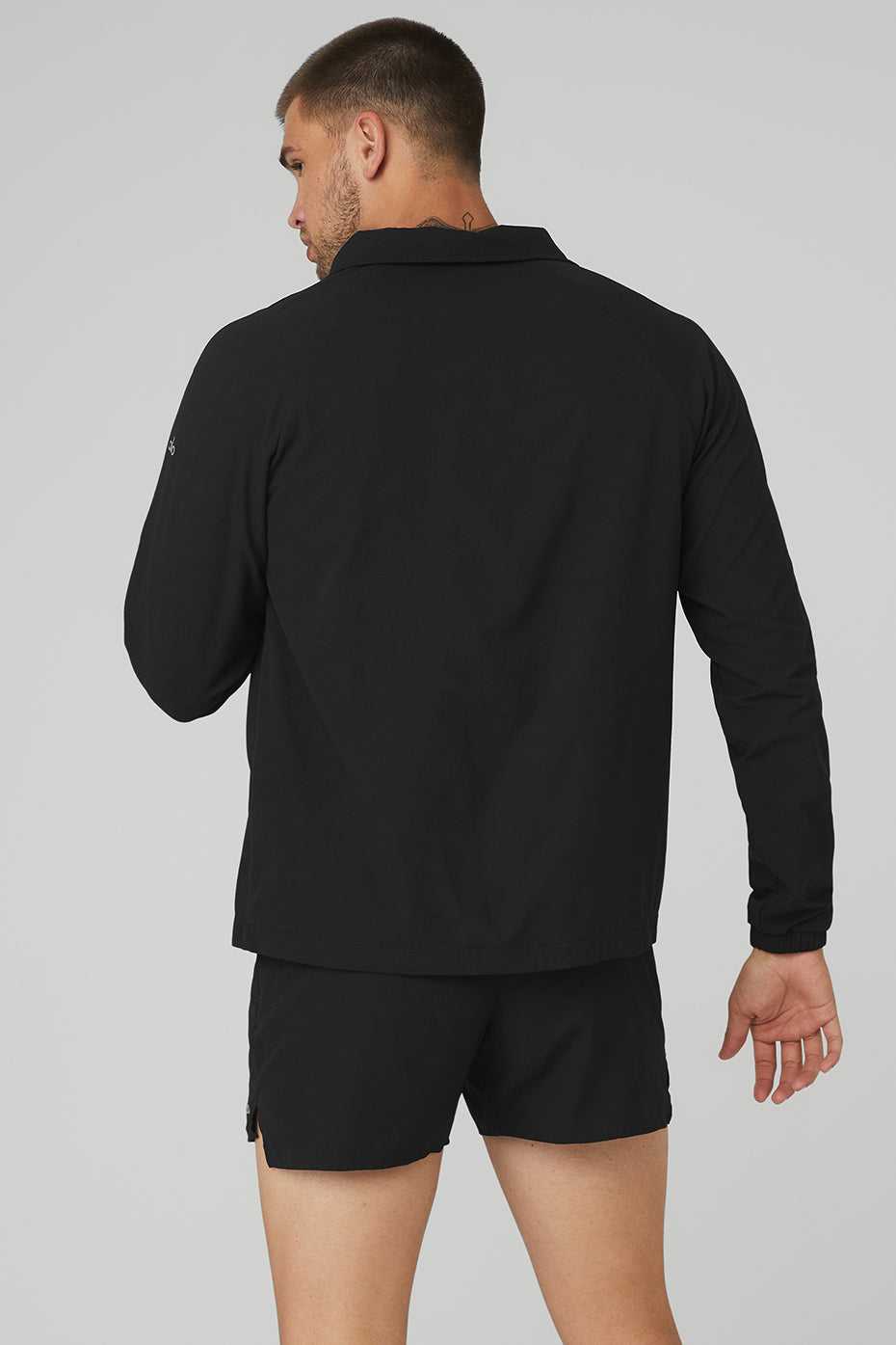 Alo Yoga USA Ripstop 1/4 Zip On-Set Black | 3956748-DQ