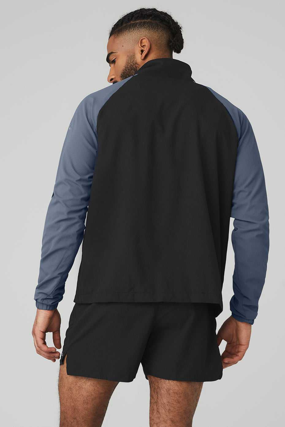 Alo Yoga USA Ripstop 1/4 Zip On-Set Bluestone | 6392758-VU