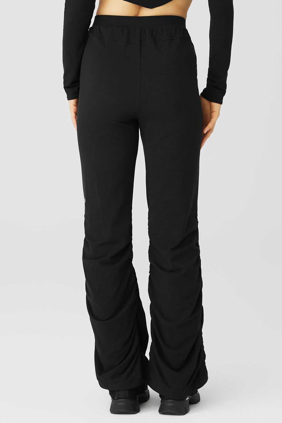 Alo Yoga USA Ruched Soft Sculpt Black | 2746318-AL