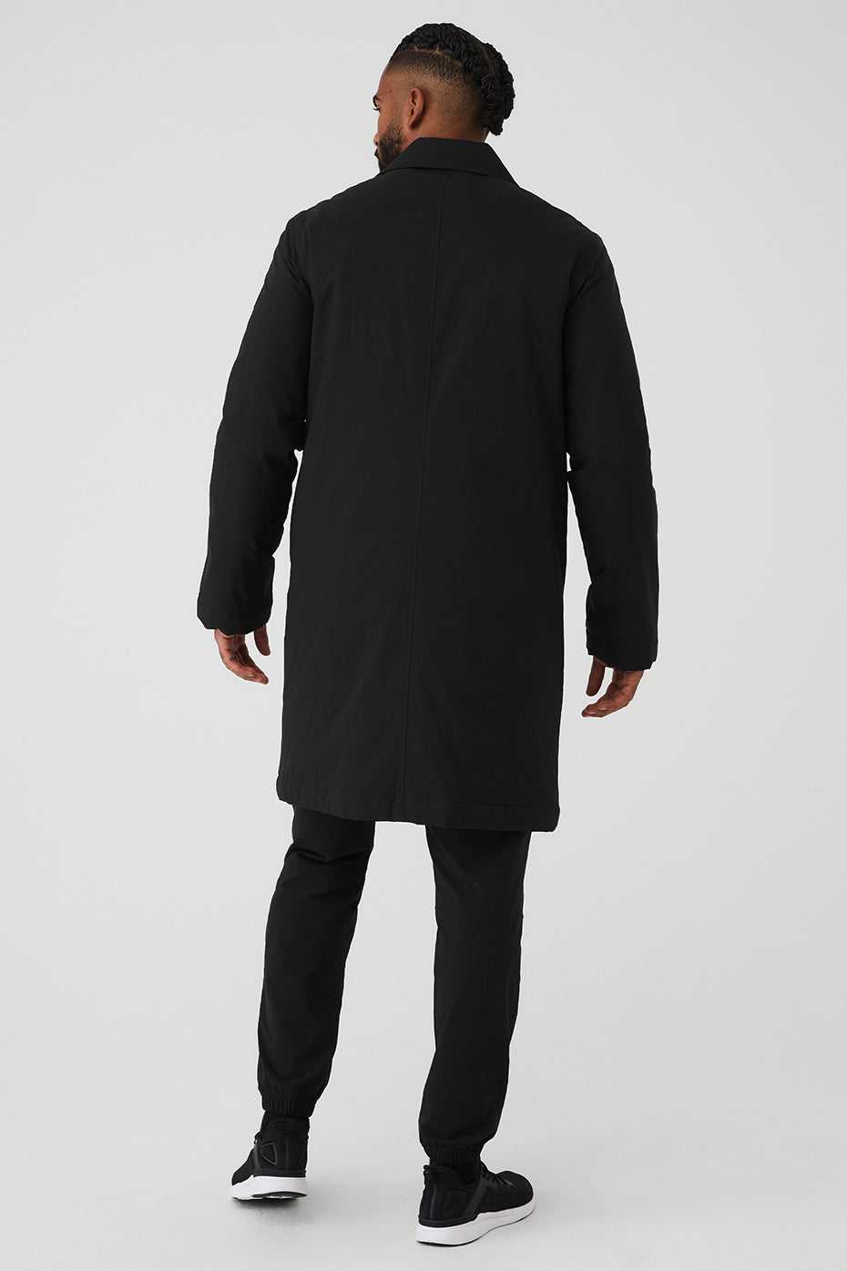 Alo Yoga USA Signature Overcoat Black | 8361279-UE