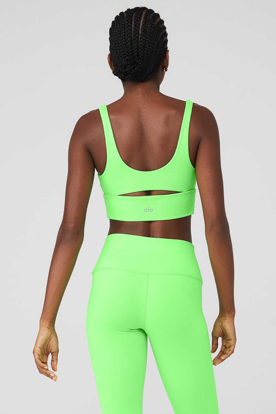 Alo Yoga USA Slit Green Glow | 5374128-WQ