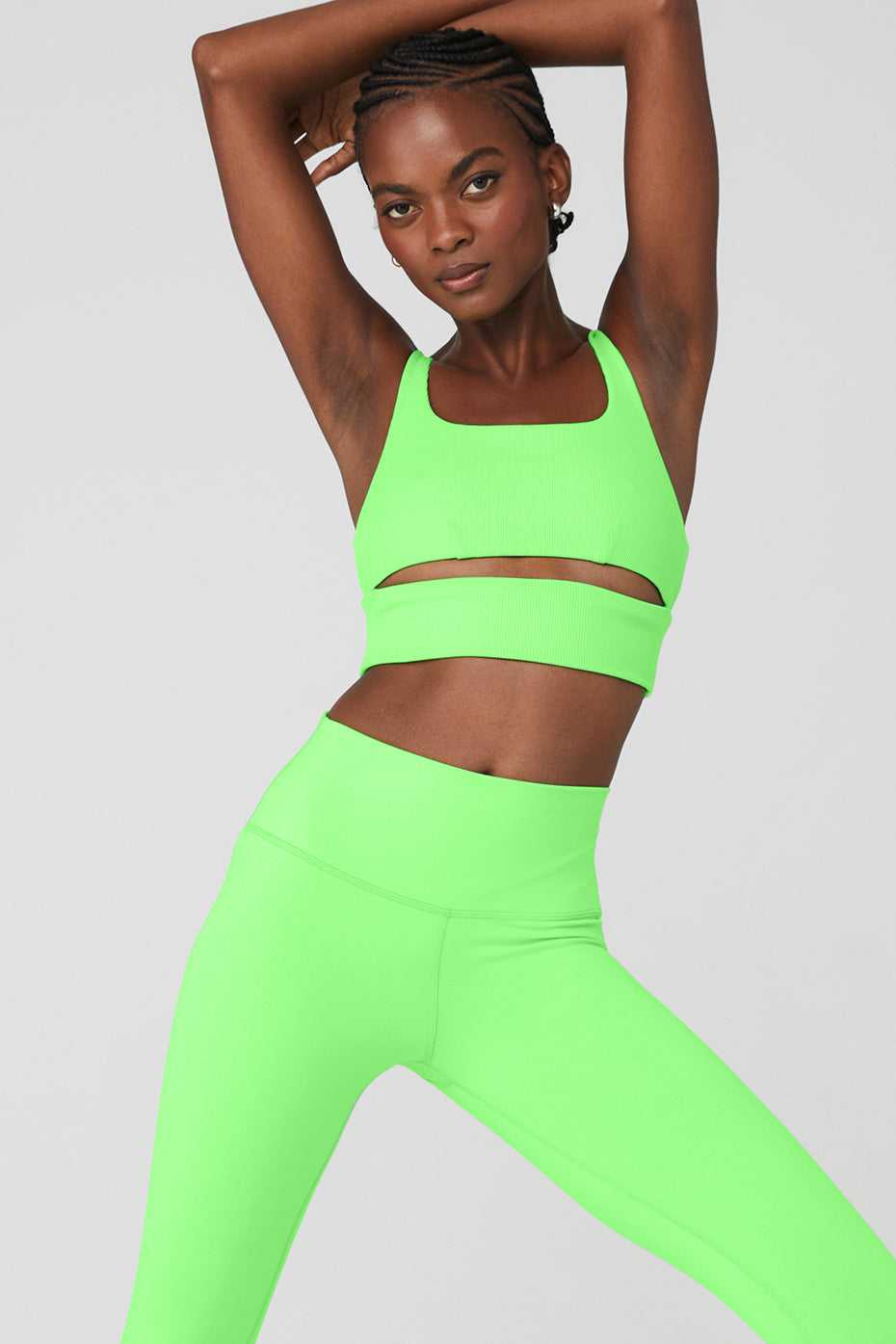 Alo Yoga USA Slit Green Glow | 5374128-WQ