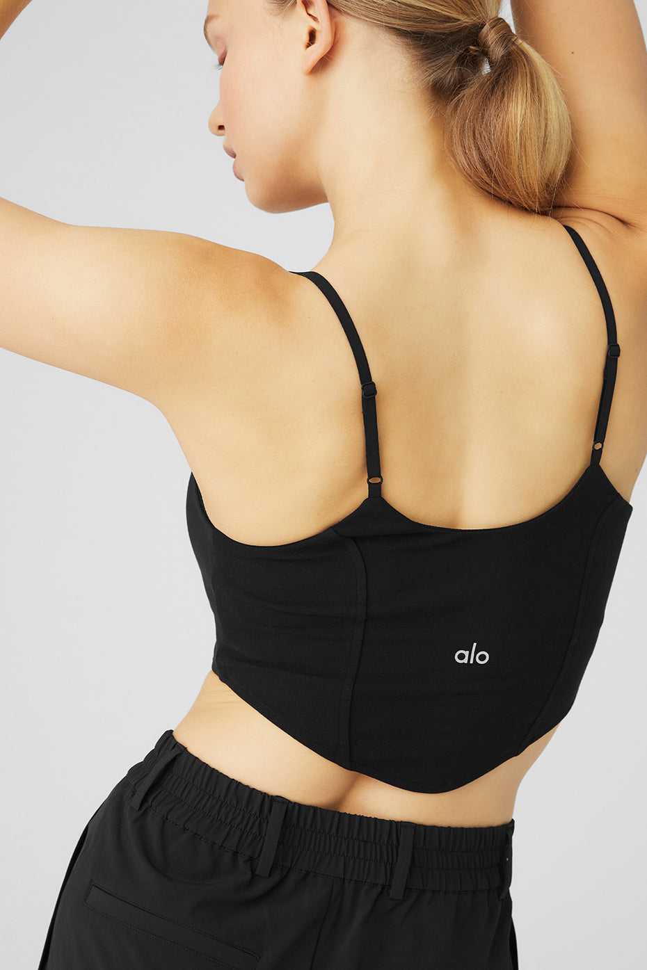 Alo Yoga USA Soft Sculpt Black | 0681279-XN