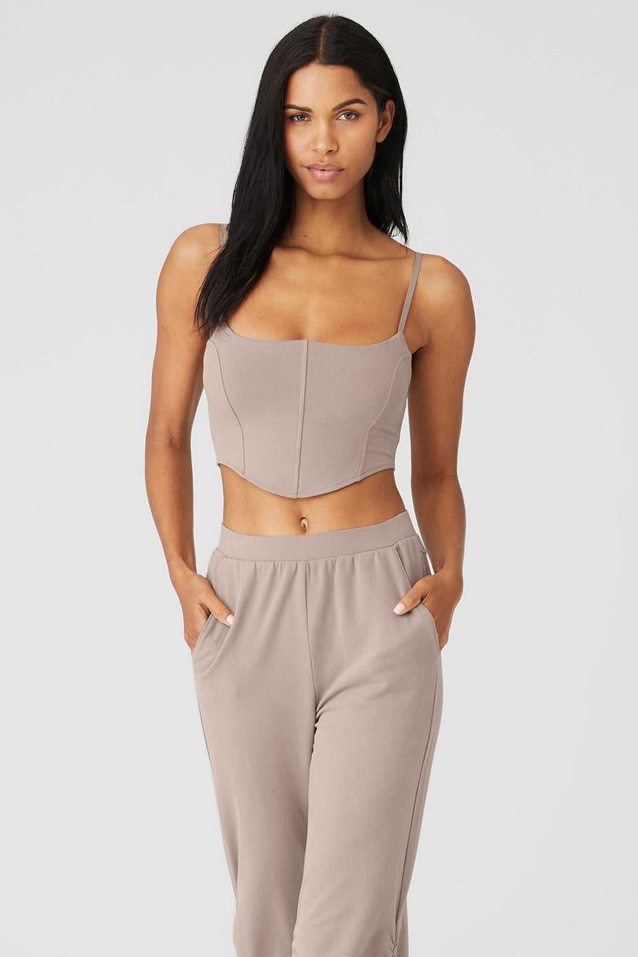 Alo Yoga USA Soft Sculpt Taupe | 2835194-XV