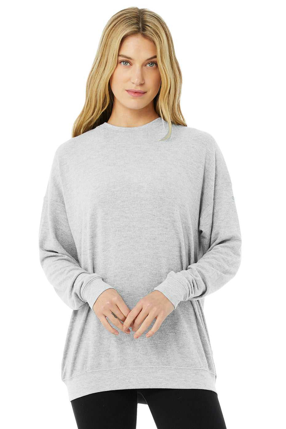 Alo Yoga USA Soho Pullover Athletic Grey | 6829074-UN