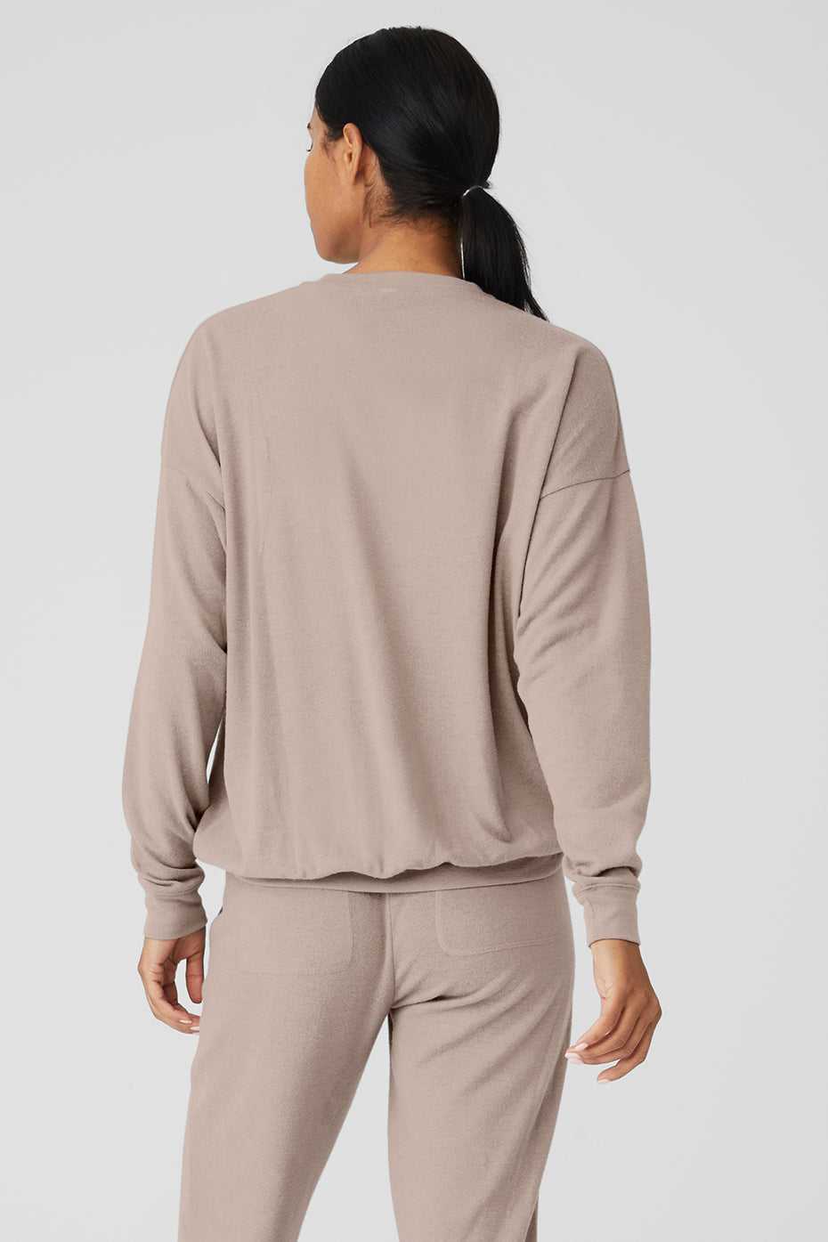 Alo Yoga USA Soho Pullover Taupe | 3621784-IM