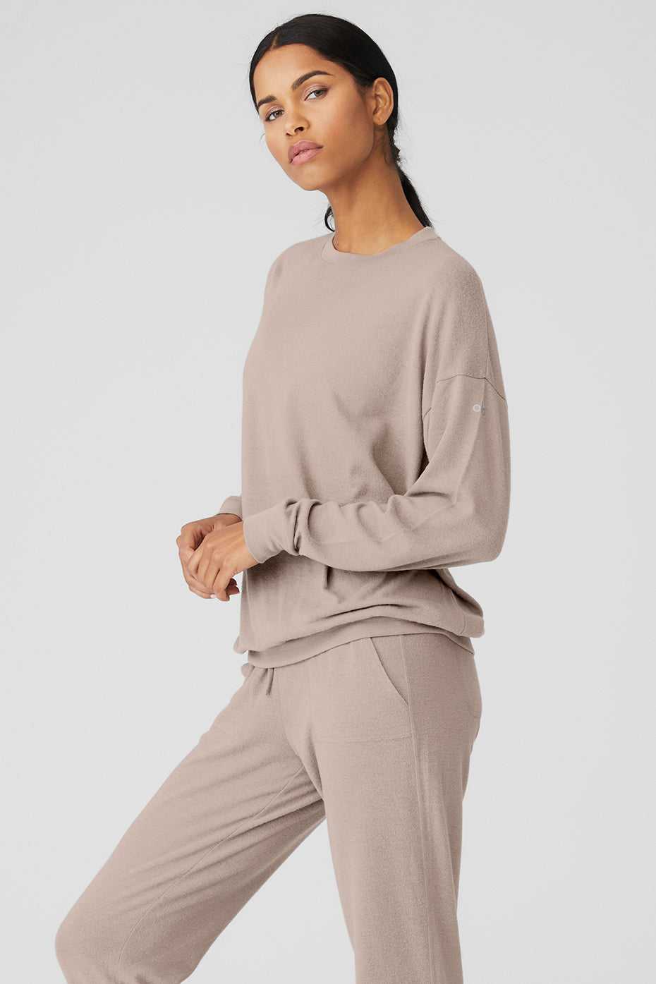 Alo Yoga USA Soho Pullover Taupe | 3621784-IM