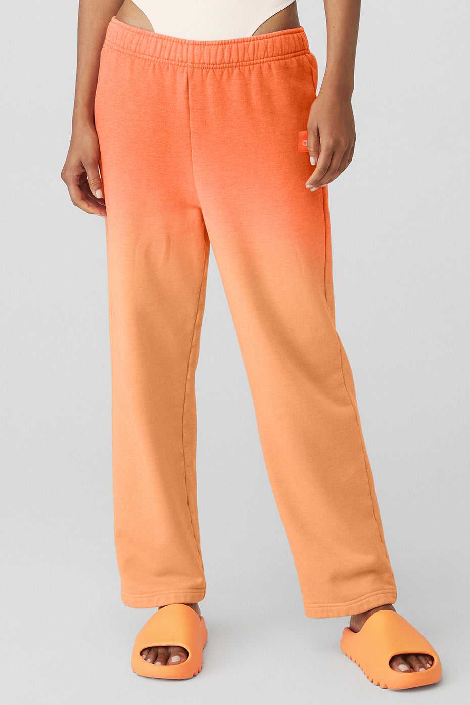 Alo Yoga USA Straight Leg Ombre Summer Sunset | 9687340-MX