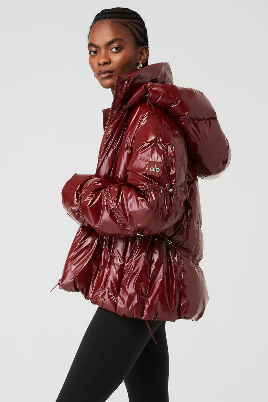 Alo Yoga USA Stunner Puffer Cranberry | 8401359-FZ