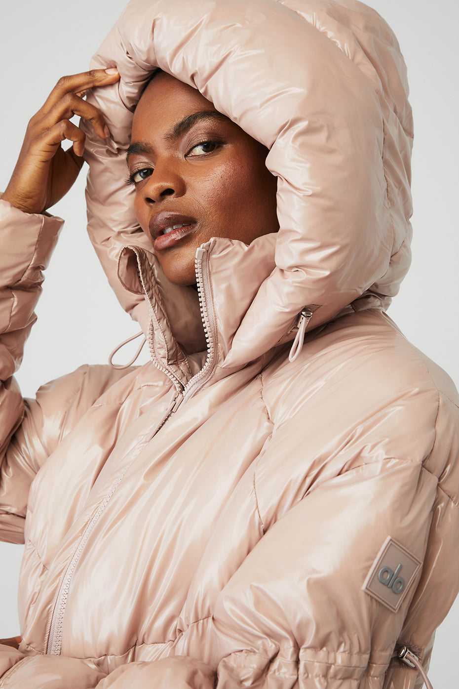 Alo Yoga USA Stunner Puffer Dusty Pink | 9571483-XY