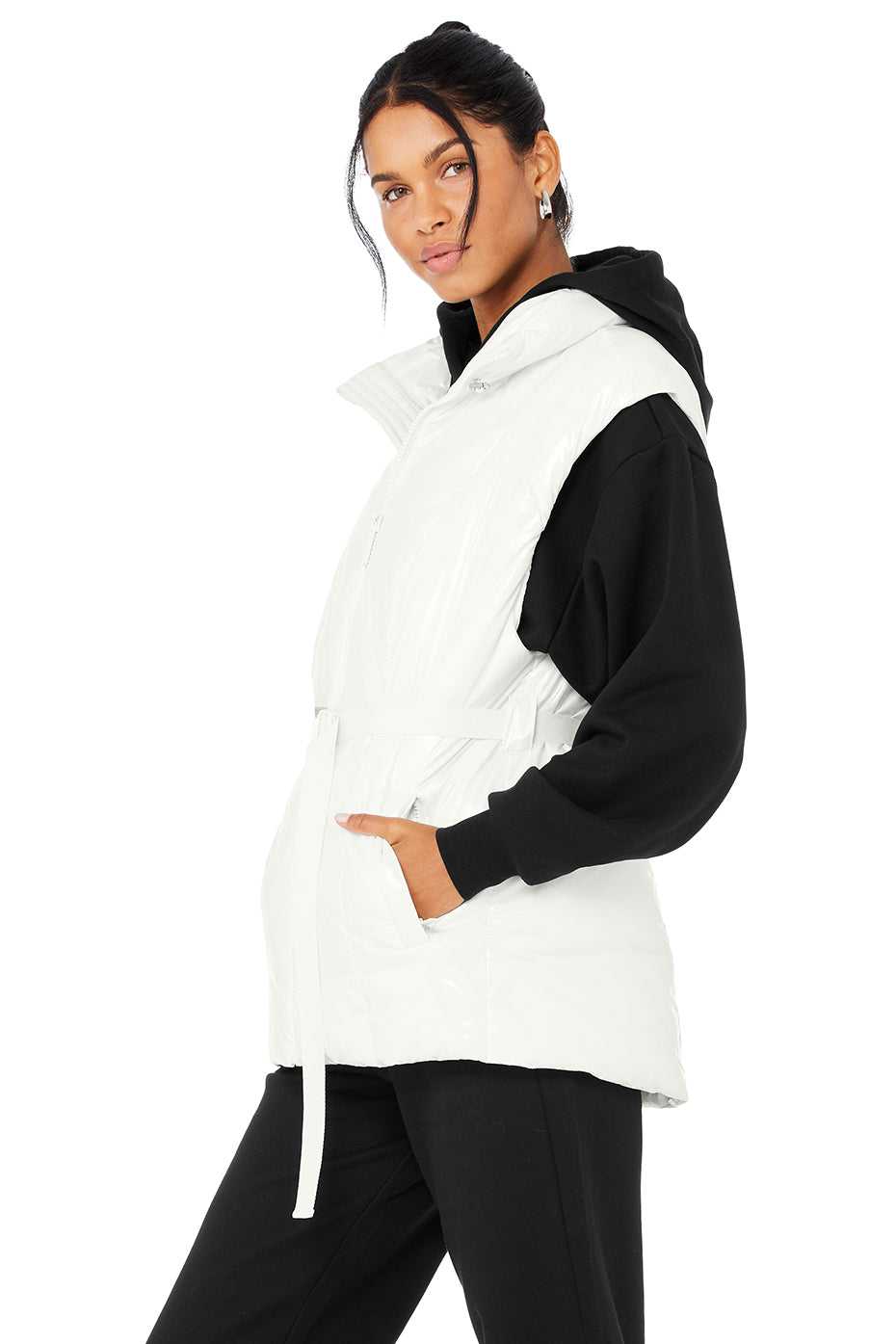 Alo Yoga USA Stunner Puffer Ivory | 7654102-LT