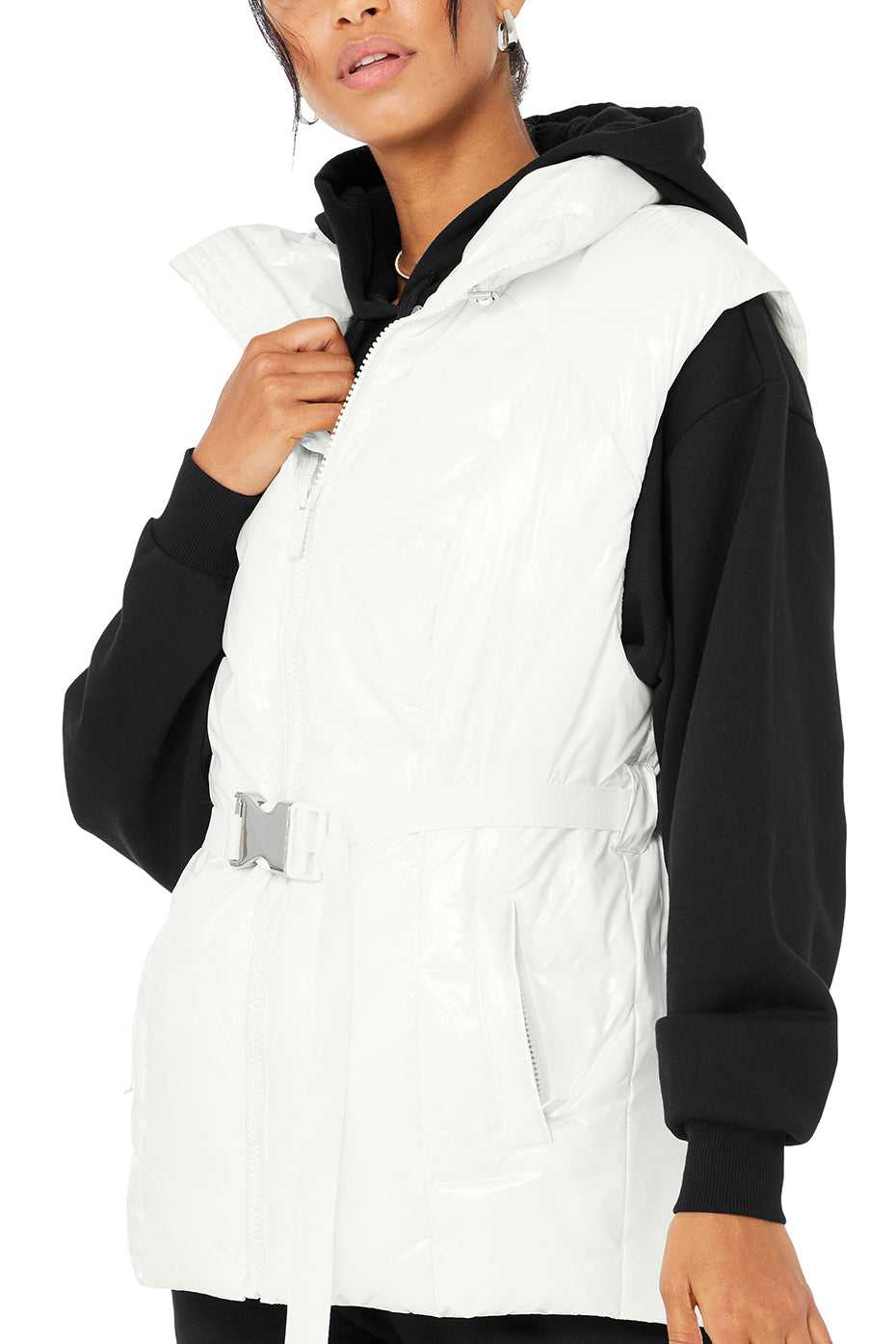 Alo Yoga USA Stunner Puffer Ivory | 7654102-LT