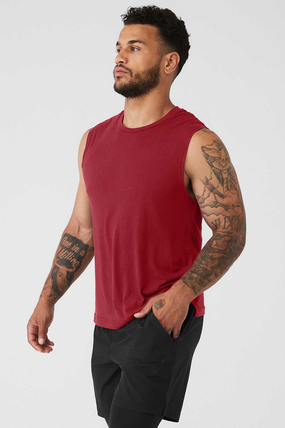 Alo Yoga USA The Triumph Muscle Victory Red | 8345270-EO