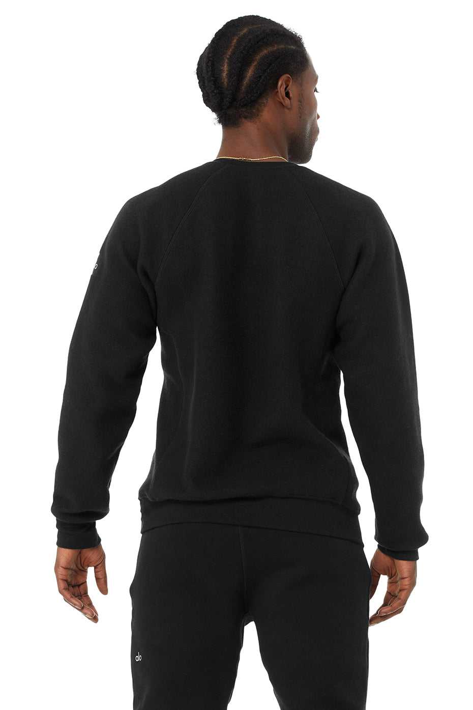 Alo Yoga USA Triumph Crew Neck Black | 3597842-MS