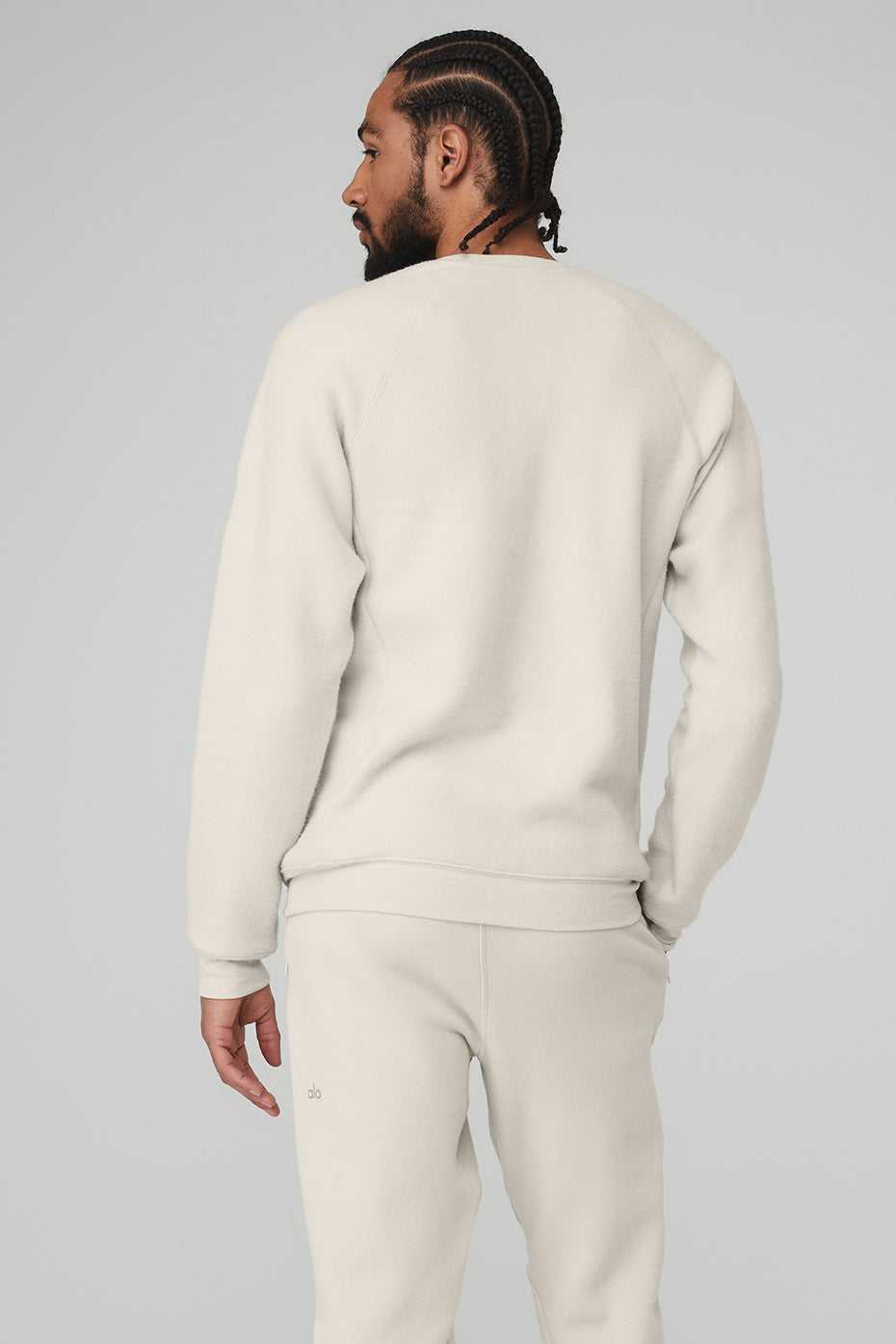 Alo Yoga USA Triumph Crew Neck Bone | 8310759-EI