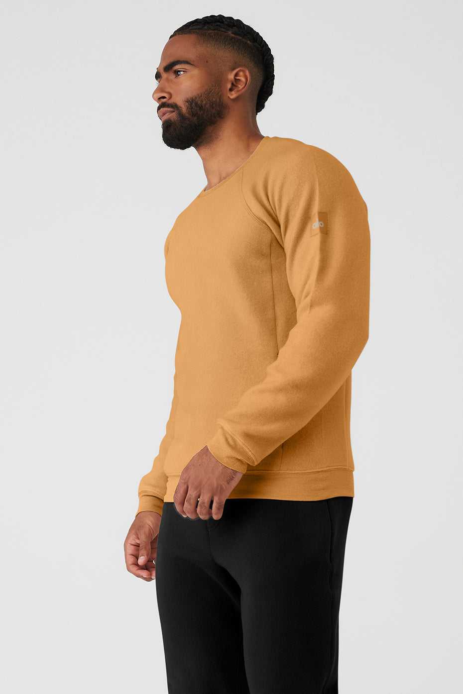 Alo Yoga USA Triumph Crew Neck Toffee | 0957231-NJ