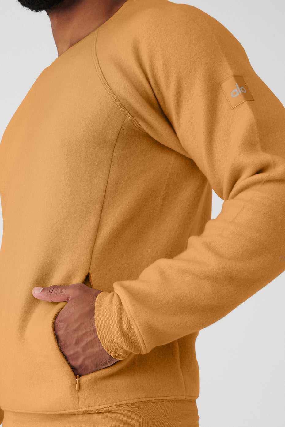 Alo Yoga USA Triumph Crew Neck Toffee | 0957231-NJ