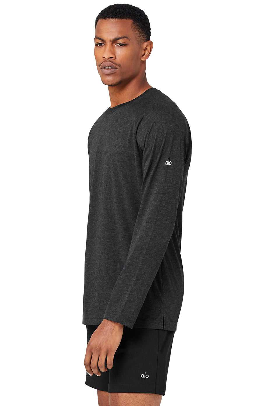 Alo Yoga USA Triumph Tee Black | 8095726-ZQ