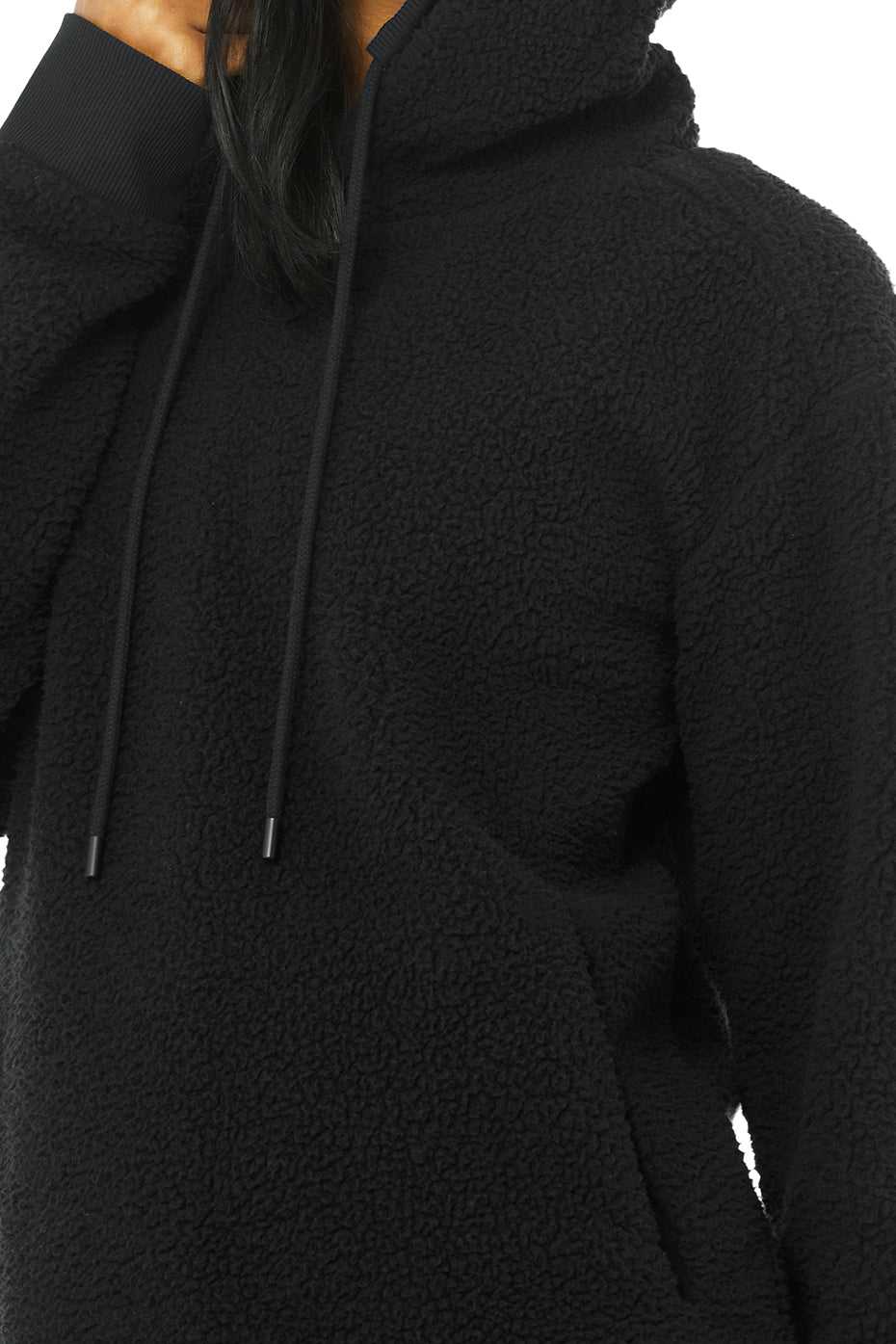 Alo Yoga USA Unisex Sherpa Black | 1926537-ML