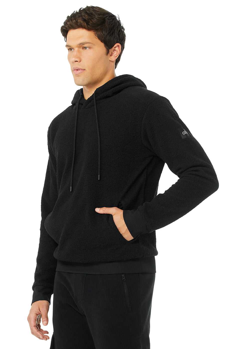 Alo Yoga USA Unisex Sherpa Black | 5984671-KQ