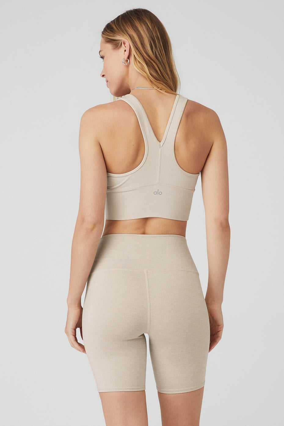 Alo Yoga USA Wild Thing Oatmeal Heather | 5209371-WB